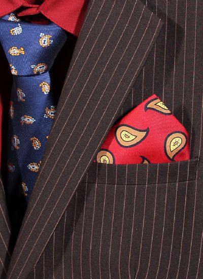  英倫紳士咖色條紋單排兩粒扣修身西裝外套 男士商務(wù)西服